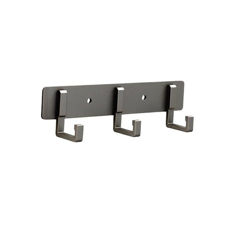 Seinä-ovikoukku Olohuoneen ovenkoukku HARMAA 3 KOUKKUA 3 KOUKKUA