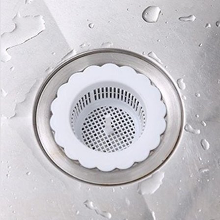 Kjøkkenvask Filter Vask Avløpsstopper HVIT STIL 2 STIL 2