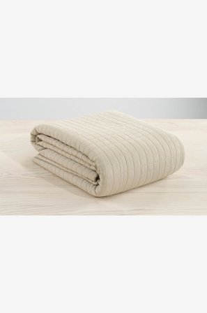Borganäs of Sweden - Päiväpeitto - Beige - Päiväpeitteet - 150X250 - - Homeroom