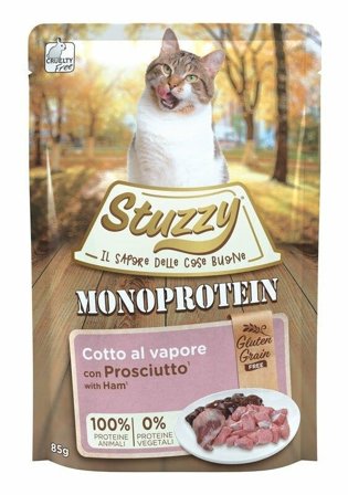 Stuzzy Monoprotein Bocconcini Con Prosciutto Cotto Per Gatti