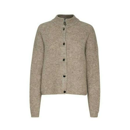 Gestuz, Debbie GZ Knitted Cardigan Bruin, Dames, Maat:L