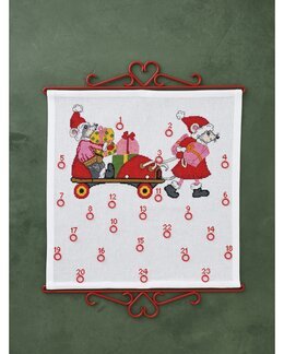 Broderipakke Kalender Julemus - Permin