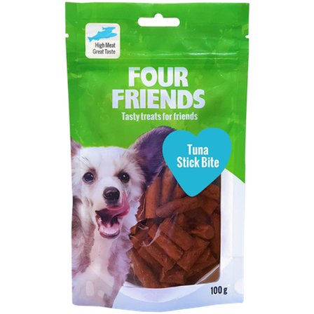 FourFriends - Tunfiskpinne til hund 100 g - Hund - Hundegodbiter & tyggebein - Naturlige godbiter for hund - ZOO.no