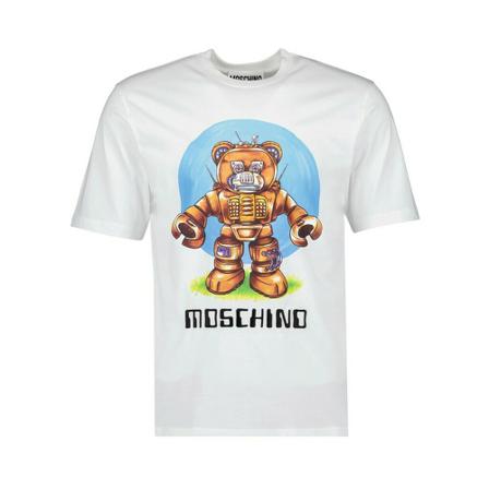 Moschino T-Shirts Hvid, Herre