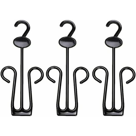 Sæt med 15 skoholder display stand skostativ plastik skotørrer H