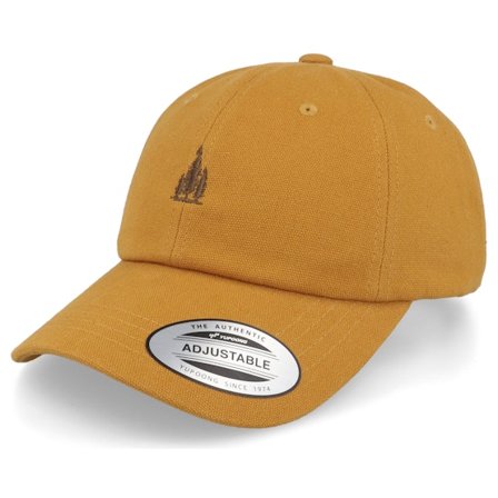 Wild Spirit - Marrón unconstructed Gorra - Tiny Pine Trees Canvas Light Brown Dad Cap @ Hatstore
