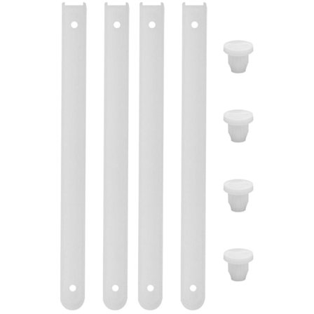 40-delt skuffeskuff i plast med fast skuffeskinne L-formet skuffeplugg (2.10X1.90X1.20CM, brun)