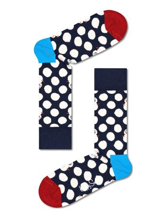 Big Dot Snowman Sock Underwear Socks Regular Socks Multi/mønstret Happy Socks