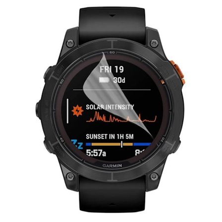 Skyddande skärm för Garmin Fenix 7 Pro [Pack 6] Ultra Tunn Plastfilm Skyddande Film Phonillico
