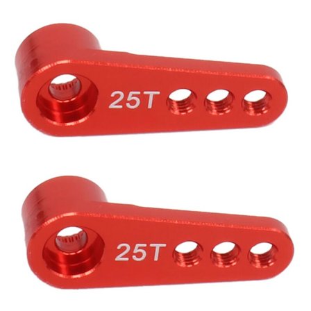 2 kpl 25T ohjaustehostimen varsi sarjat metalliosat 1/8 1/10 Rc malliauto/vene Futaba Redcat Axial
