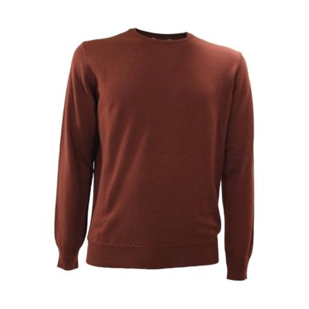 Kangra, Round-neck Knitwear Bruin, Heren, Maat:S