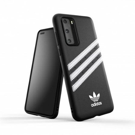 Adidas OR gjutet fodral PU för Huawei P40 - Svart och vitt