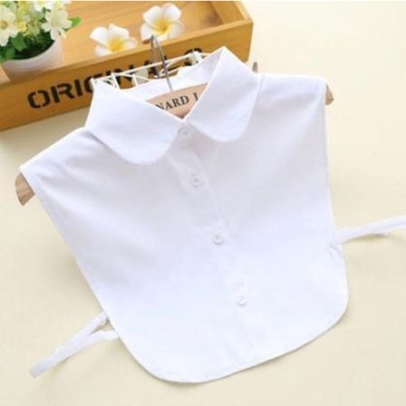 Blusekrage for damer - løs krage for under - rund krage -