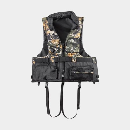 Fiskeflydevest Fladen Fishing 833 50N Pixel Camou, Large (70 - 90 kg)