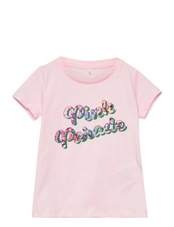 Nmfdessa Ss Top T-shirts Short-sleeved Rosa Name It