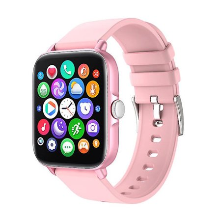 Y22 Fitness Tracker Hälsomonitor för Hjärtfrekvens, Sport 1,7 tums Pekskärm Bluetooth Smart Watch för Android Iphones