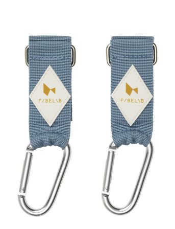 Fabelab Pram Straps - Blue Spruce - Blue - ONE SIZE