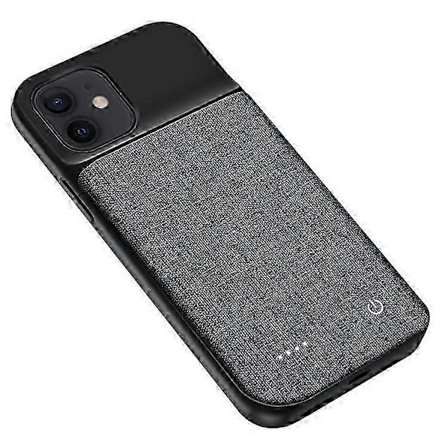 Kompatibel för iPhone 12 mini 5,4 tum 6800mAh Oxford Tyg Extern Batteripack Backup Power Bank Portabelt Laddningsfodral