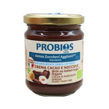 Probios Crema Spalmabile Cacao/Nocciole Senza Zuccheri Aggiunti