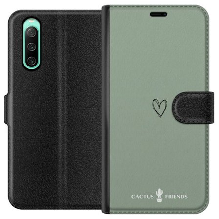 Yhteensopiva Lompakkokotelo Sony Sony Xperia 10 IV Cactus and Friends – SageLove