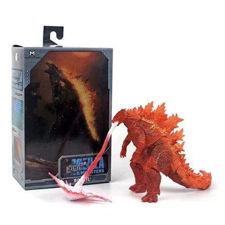 Neca 2024 Godzilla vs Kong: Empire Filmen Burning Godzilla Action Figur Legetøj Godzilla Titan Monster Samlerobjekt Model Børn Kreativ Gave