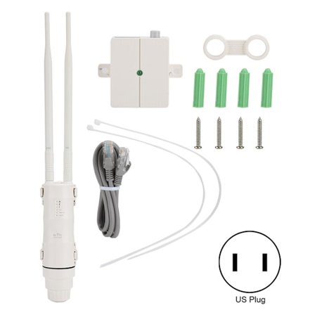 Trådløs Wifi Extender Høj Effekt Udendørs AP Repeater AC600 Dual Band 2.4G 5G