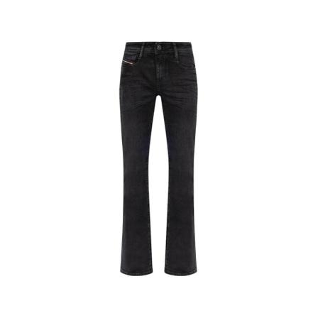 Diesel, Flared Jeans Zwart, Dames, Maat:W25 L32