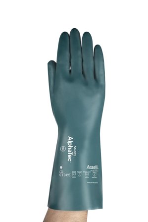 Ansell AlphaTec 58-001 ESD Kemskyddshandske nitril 10, Arbetskläder