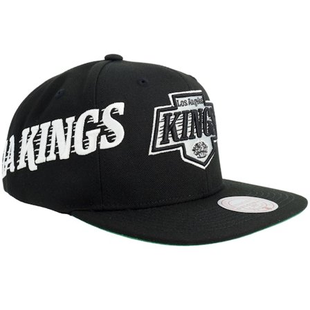 Mitchell & Ness - NHL Noir snapback Casquette - Los Angeles Kings Playoff Win Black Snapback @ Hatstore