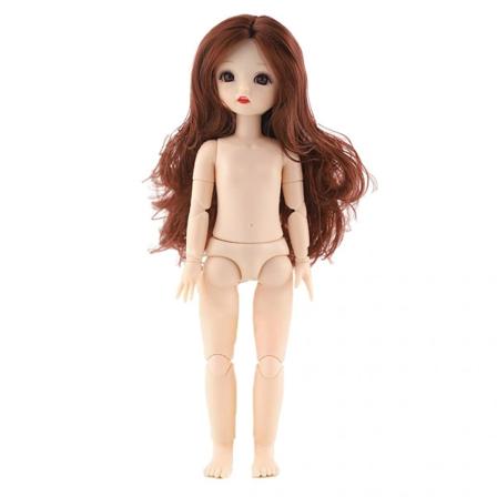 Normal hud 22 led 1/6 BJD Flickdocka 3D Big Eyes Plast DIY Toy Gift K