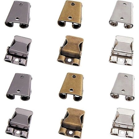 9 st 3 färger Järn Bolo Slips Slide Spännen Antik Bolo Slips Spänne Tillbehör Tom Slips Spänne Ersättningskit för Slips Tillverkning DIY Hantverk 