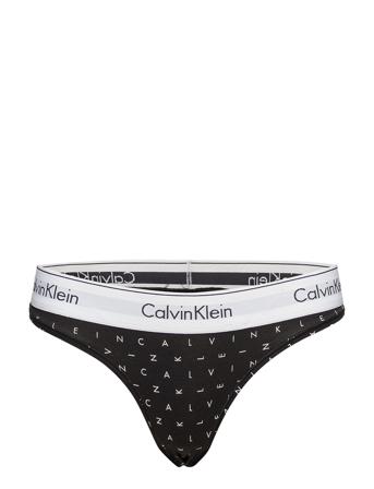 Thong Stringit Alusvaatteet Musta Calvin Klein