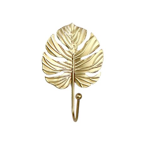 Smidesjärn blad vägg krok metall hängande krok Organisation Rack Supplies