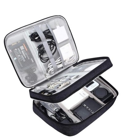 Kabel oppbevaring veske vanntett digital elektronisk tilbehør organisator bærbar reise kabel organisator veske for kabel lader