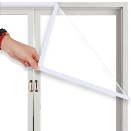 Termisk fönsterfilm mot kyla, PVC-fönsterisolering, skyddsfilm mot kyla, transparent isolerande film för skydd mot kyla