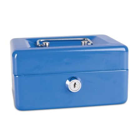 Sparebøsse, 15x12x8cm, blå