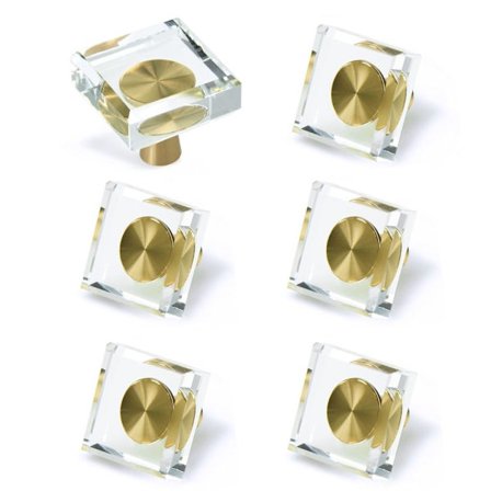 Skab Knopper Skuffe Trækker KVADRAT FIRKANT