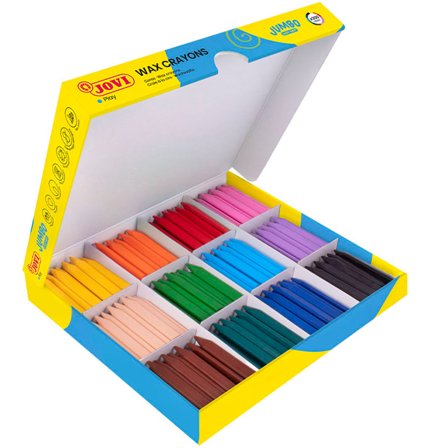 JOVI Wachsmalkreide Jumbo Easy Grip 300er-Set (ab 2 Jahren)