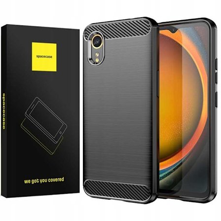 Spacecase Cover Carbon Cover Till Telefon X Cover 7 Svart