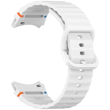 Silikonarmbånd for Samsung Watch 7 - Hvit