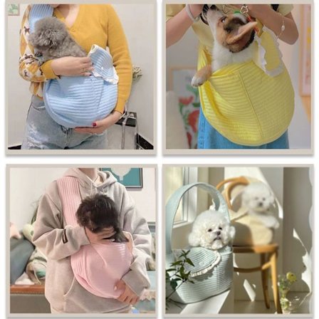 Bärväska för hundvalp BLUE M blue M