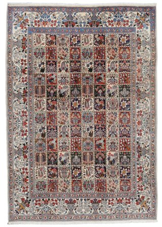 Moud Rug Oriental Brown/Black (Wool, Persia)
