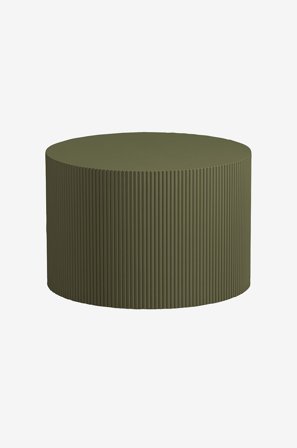 WOOOD - Rundt sidebord svart Sanne - Grønn - Småbord - Fra Homeroom
