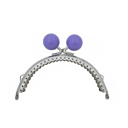 Pung Ramme Kyss Lås Veske Lås Ramme LILLA LILLA