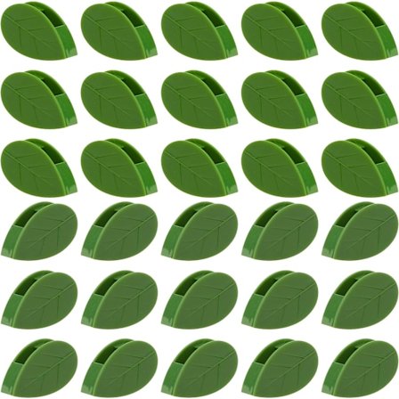 30 stk. Planteklatring Vægophængningsclips Selvklæbende Plantevæg Fastgørelsesclips Usynlig Bladformet Vinstokbeslag