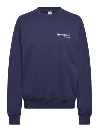 Sporty & Rich Play Tennis Crewneck - Navy - XS