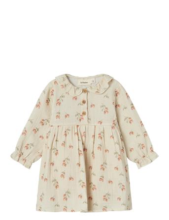 Nbfbiba Ls Loose Body Dress Lil Cream Lil'Atelier