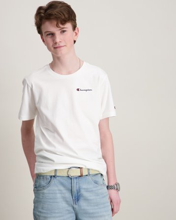 Champion SS Tee Hvit T-skjorter Gutt - Kids Brand Store