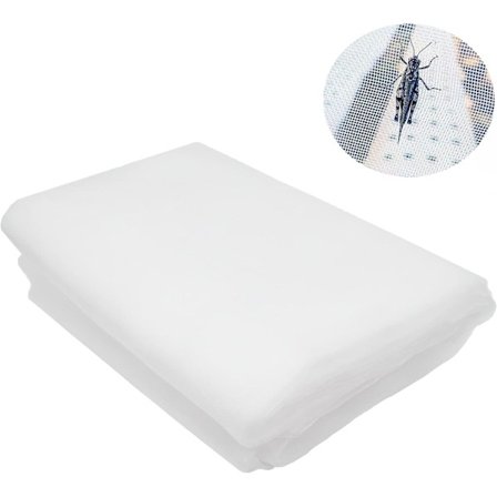 Trädgårdsnät, 2,5 x 6 m, insektsnät, grönsaksnät, finmaskigt nät mot insekter för att skydda växter, blommor och grönsaker