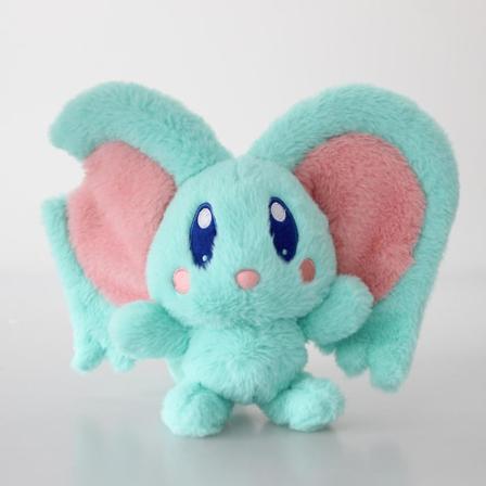 Elfilin Elfilin plysjleketøy Kirby Discovery Game Peripheral Dolls(28cm,Blått langt hår)